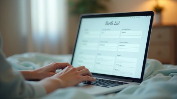 Tout savoir sur la création de votre liste de naissance en ligne